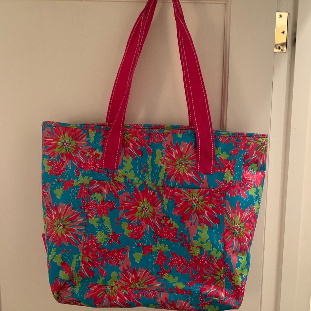 Lily Pulitzer waterproof tote bag